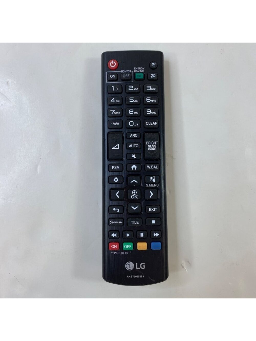 LG AKB75095383 Remote Control For TV & Audio Devices